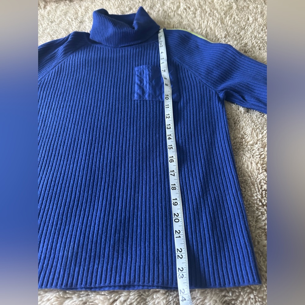 Talbots Cobalt Blue Turtleneck Sweater - Picture 8 of 9